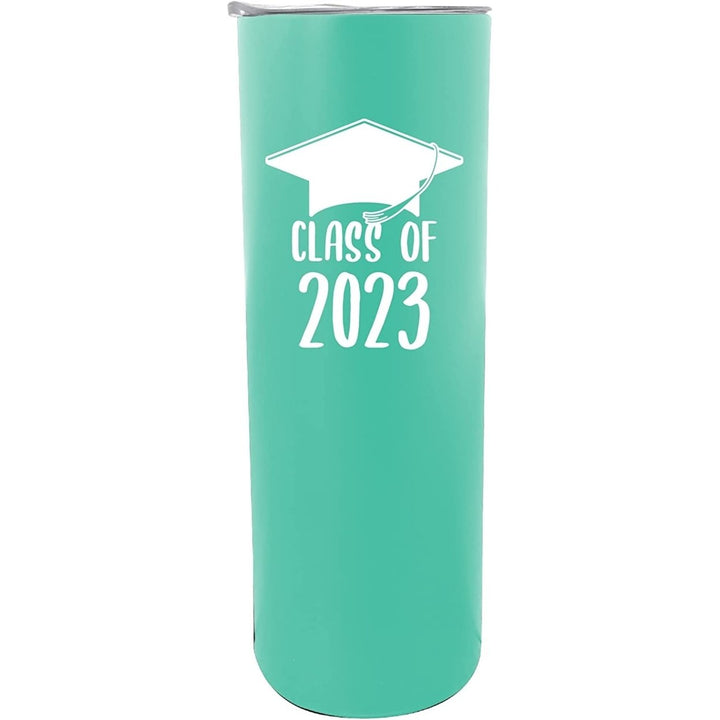 R and R Imports Class of 2023 Grad Graduation 20 oz Insulated Stainless Steel Skinny Tumbler Image 6