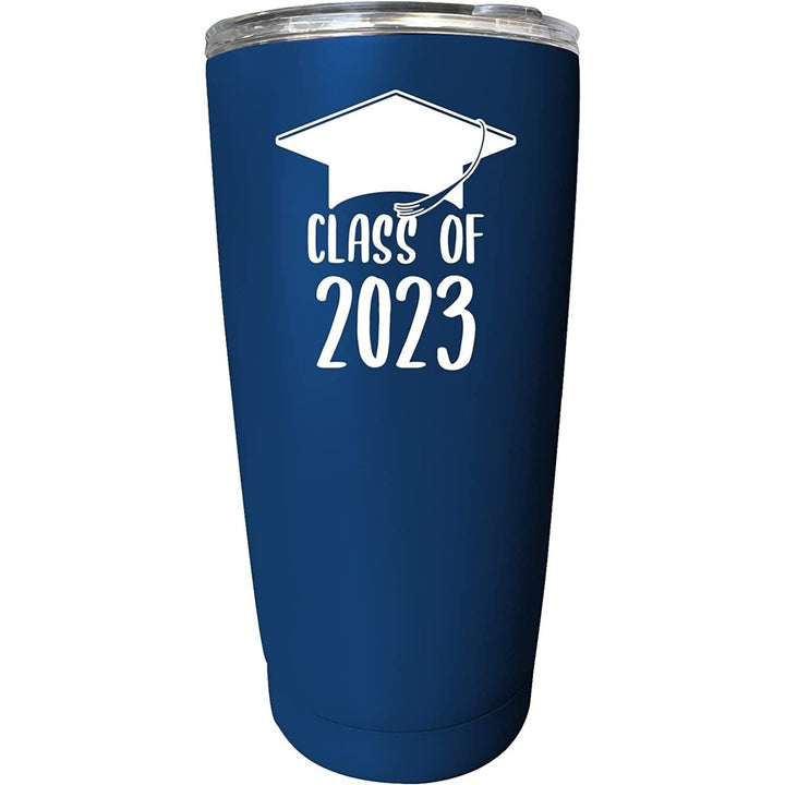 R and R Imports Class of 2023 Graduation Senior Grad 16 oz Stainless Steel Insulated Tumbler Image 3