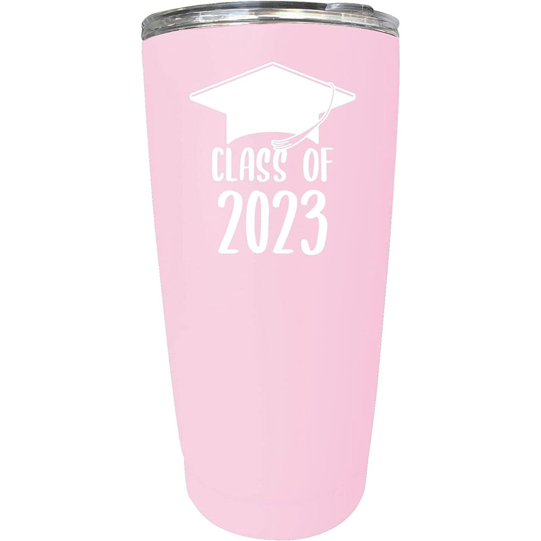 R and R Imports Class of 2023 Graduation Senior Grad 16 oz Stainless Steel Insulated Tumbler Image 4