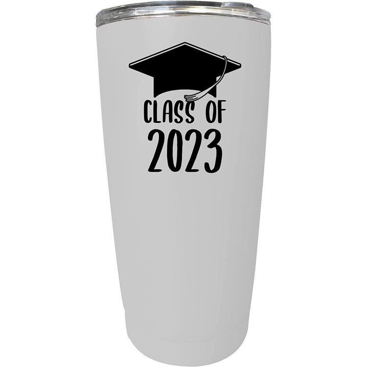 R and R Imports Class of 2023 Graduation Senior Grad 16 oz Stainless Steel Insulated Tumbler Image 1