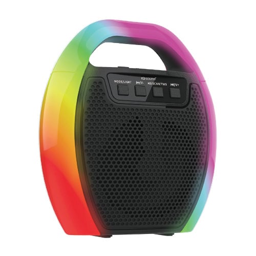 6.5" Portable Bluetooth Speaker with RGB Handle FM Radio and TWS (IQ-2465RGB) Image 1