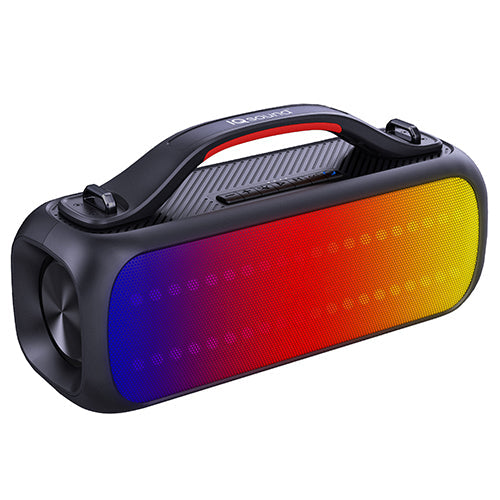 Portable Waterproof Bluetooth Speaker IQ-3535RGB with RGB Lights and Mic Image 2