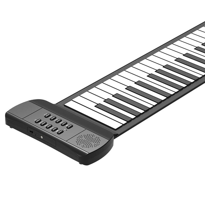 61 Standard Keys Foldable Portable Electronic Keyboard Roll Up Piano With Usb Charging Cable Image 4