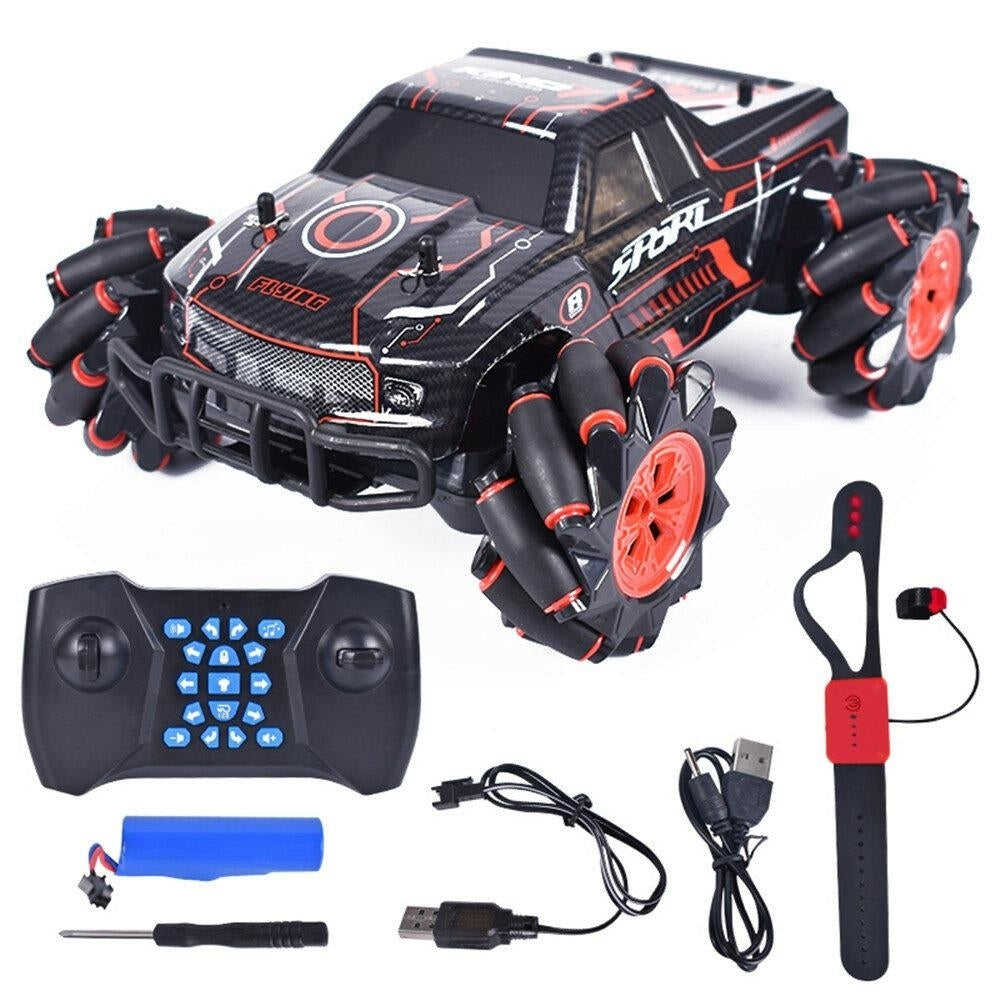 Four-Wheel Drive Gesture Sensing Dual RC Light Music Dancing 360 Rotating Off-Road Climbing RC Car DTTT Image 6