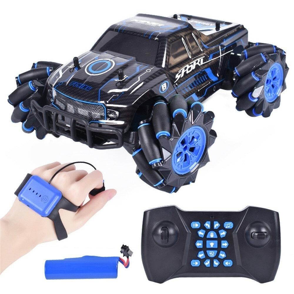 Four-Wheel Drive Gesture Sensing Dual RC Light Music Dancing 360 Rotating Off-Road Climbing RC Car DTTT Image 7