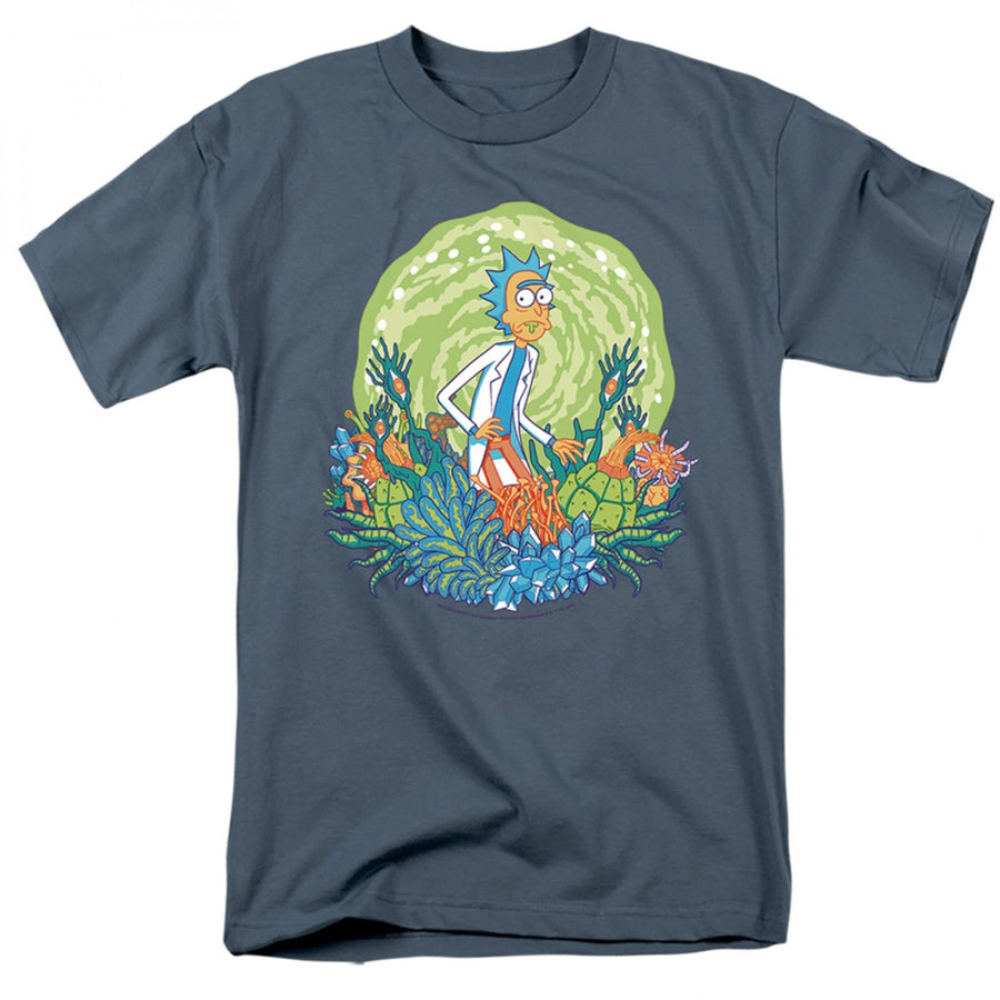 Rick And Morty Ricktanical Rick T-Shirt Image 1