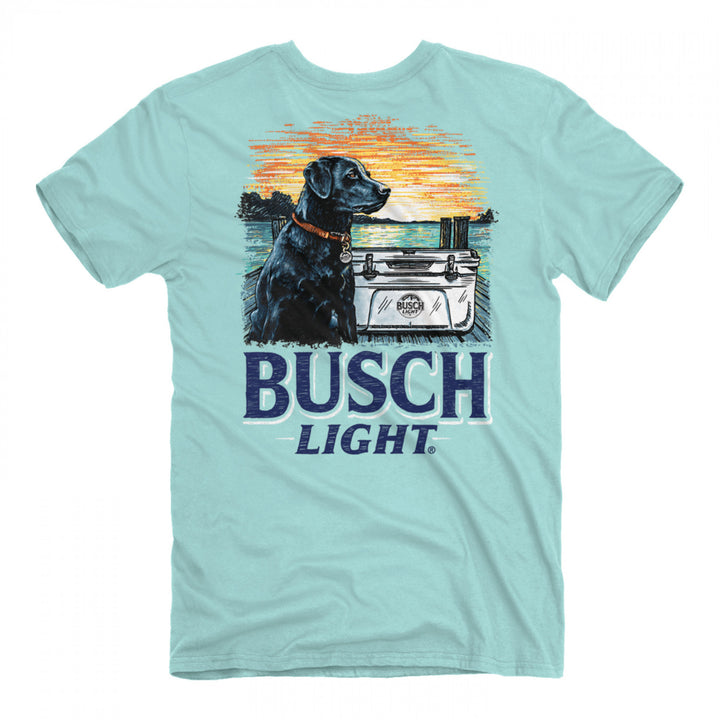 Busch Light Mans Best Friend Front and Back Print T-Shirt Image 2