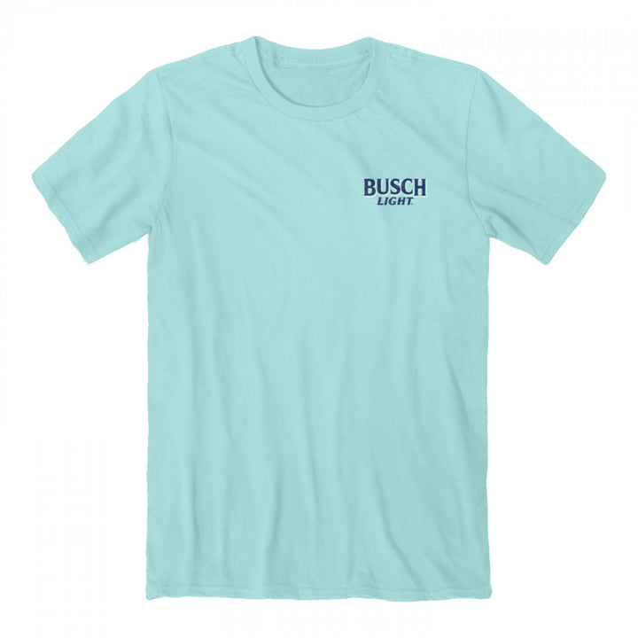 Busch Light Mans Best Friend Front and Back Print T-Shirt Image 3