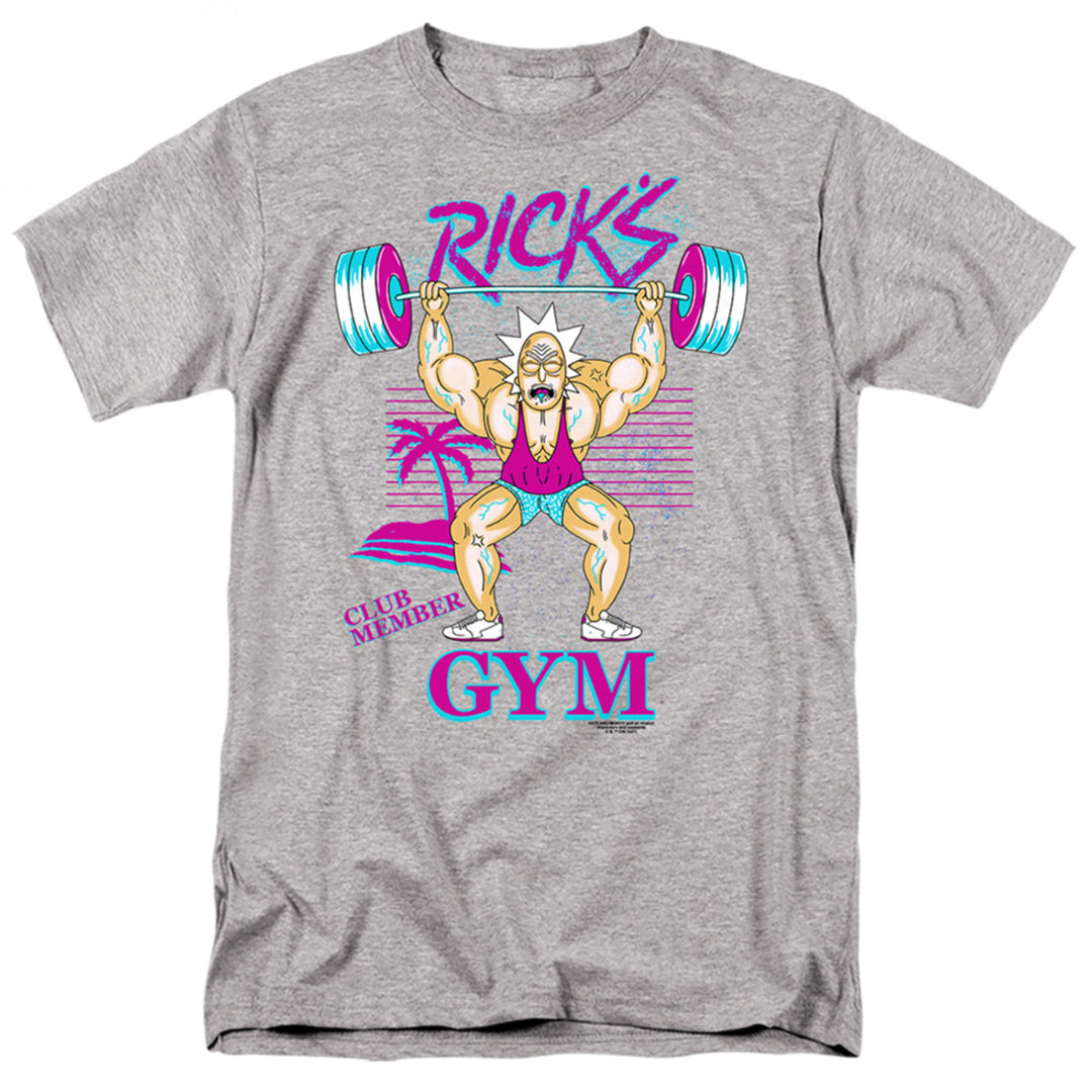 Rick And Morty Ricks Gym T-Shirt Image 1