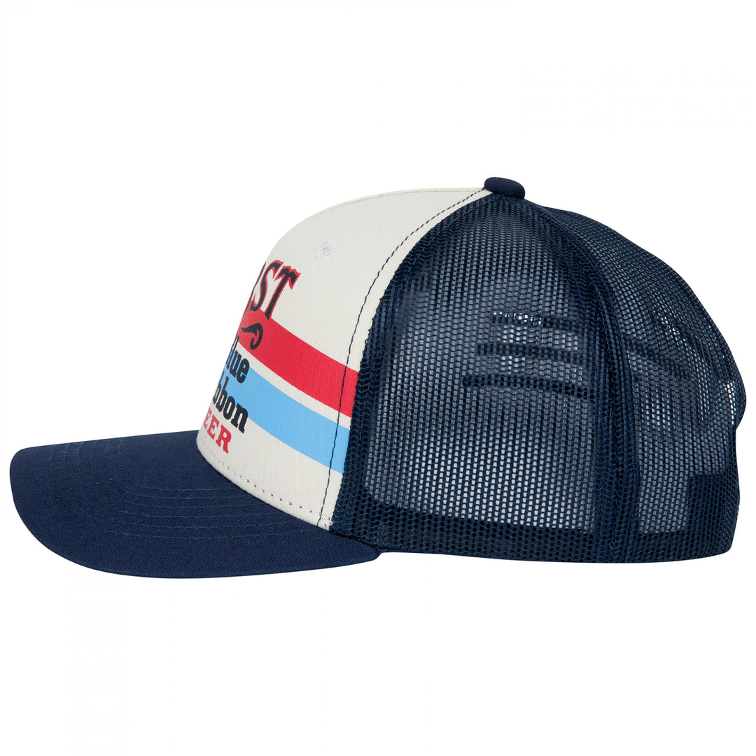 PABST Blue Ribbon Beer Sinclair Style Trucker Hat Image 3