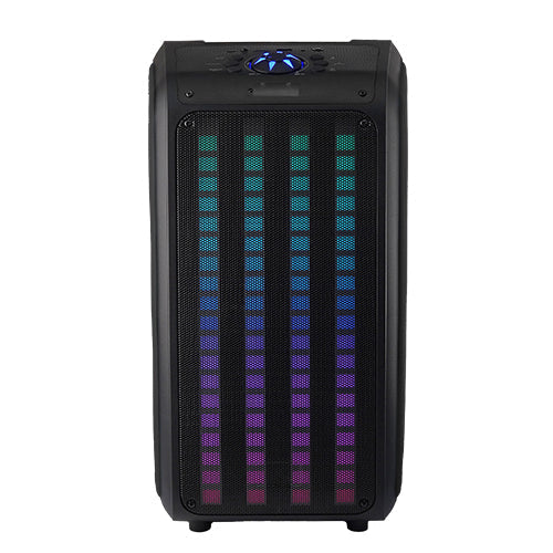 2 x 6.5" Sound Traveler Portable Backpack Speaker w TWSLED Lights (IQ-8265BT) Image 4