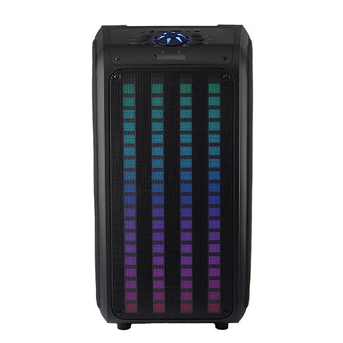 2 x 6.5" Sound Traveler Portable Backpack Speaker w TWS LED Lights (IQ-8265BT) Image 4