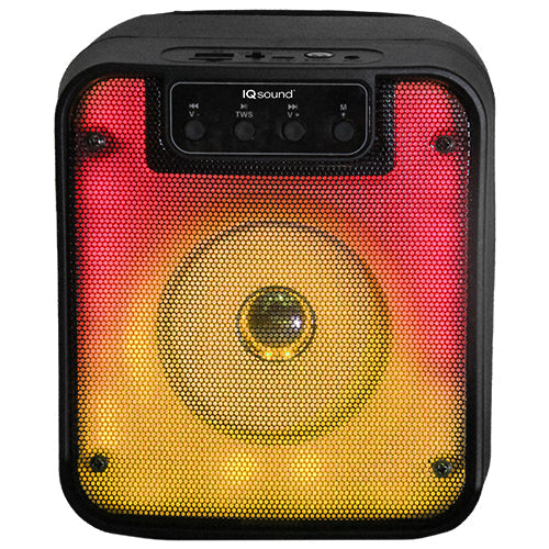 4" Bluetooth Speaker FIRE BOX with TWS and LED Fire Light Show (IQ-7004DJBT) Image 1