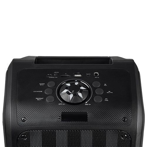 2 x 6.5" Sound Traveler Portable Backpack Speaker w TWSLED Lights (IQ-8265BT) Image 7
