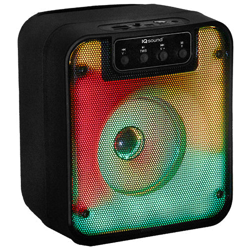 4" Bluetooth Speaker FIRE BOX with TWS and LED Fire Light Show (IQ-7004DJBT) Image 2