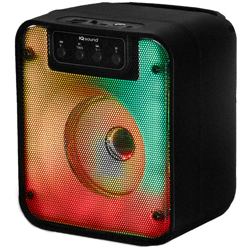 4" Bluetooth Speaker FIRE BOX with TWS and LED Fire Light Show (IQ-7004DJBT) Image 3