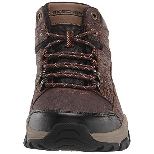 Skechers USA Mens 204482 Ankle Boot CHOCOLATE Image 3