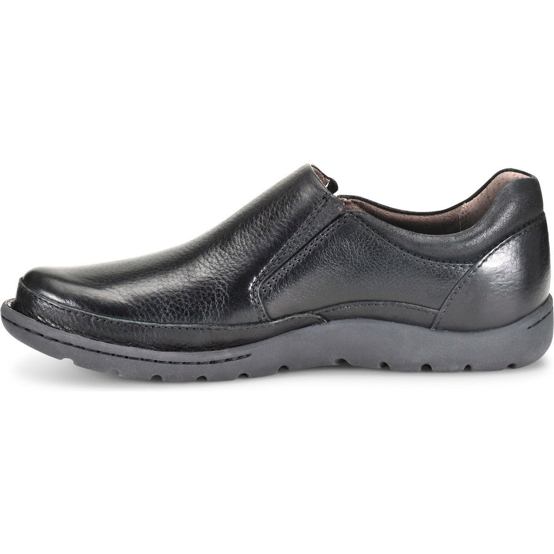 Born Mens Nigel Slip-On Black Full Grain - H48203 BLACK/BLACK COMBO Image 3