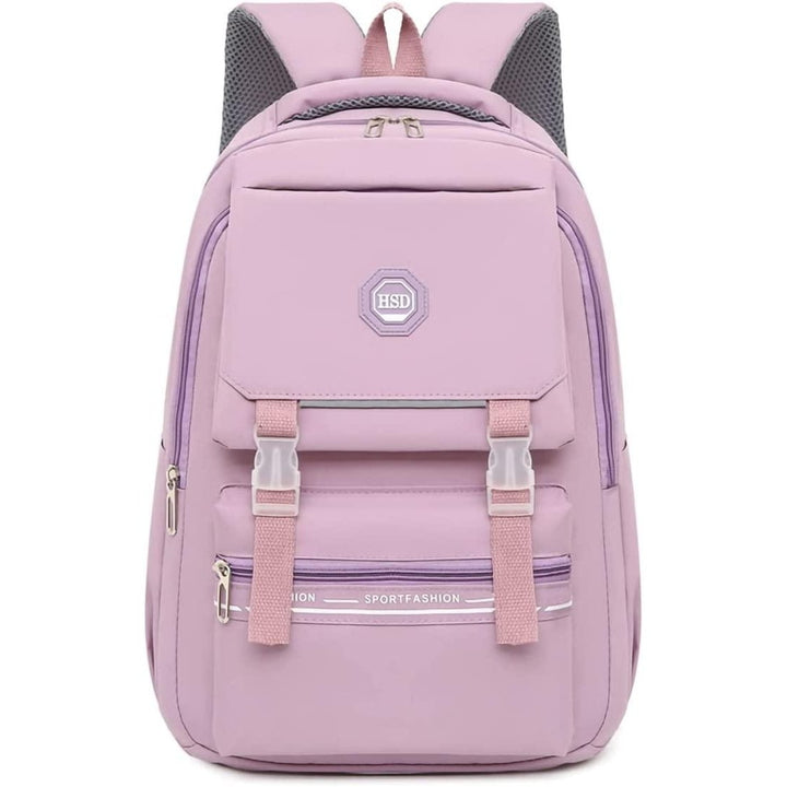 Backpack for Girls Cute School Bag for Teen Girls School Bookbag Outdoor Travel Daypack (Purple) Image 1