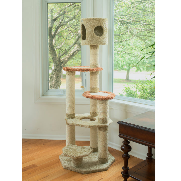 Armarkat Cat ClimberReal Wood Cat Junggle W Sisal CarpetJackson Galaxy Approved Image 6