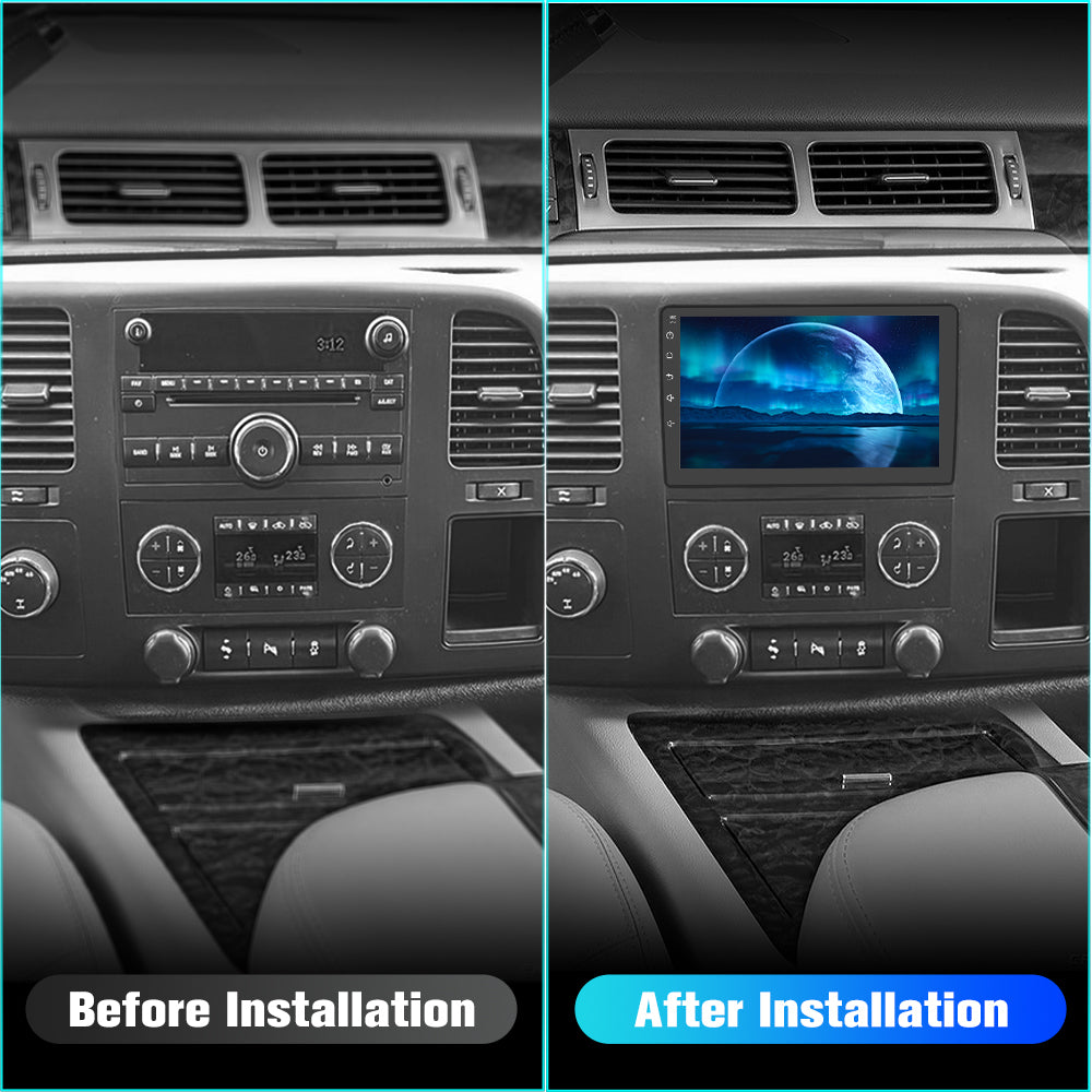 AWESAFE Car Radio Stereo Andriod 12 Compatible for Chevy Chevrolet Silverado Tahoe Equinox GMC Sierra Yukon with CarPlay Image 3