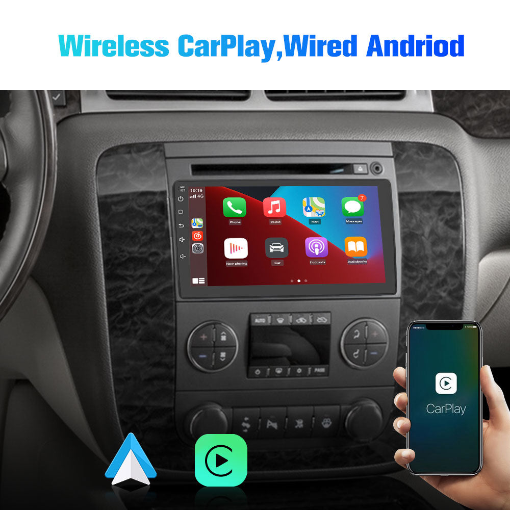 AWESAFE Car Radio Stereo Andriod 12 Compatible for Chevy Chevrolet Silverado Tahoe Equinox GMC Sierra Yukon with CarPlay Image 2