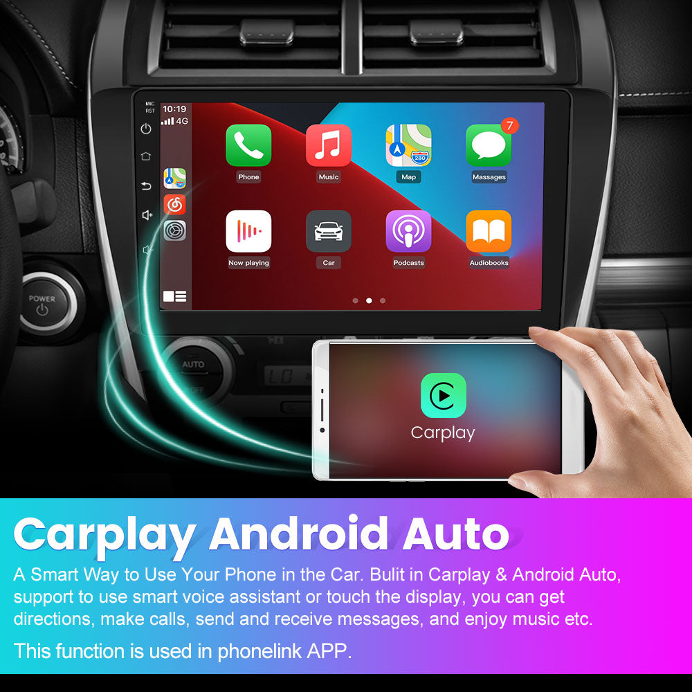 AWESAFE Car Radio Stereo Andriod 12 for Toyota Camry 2012 2013 2014 Built in CarPlay Android Auto DSP GPS Navigation Image 3