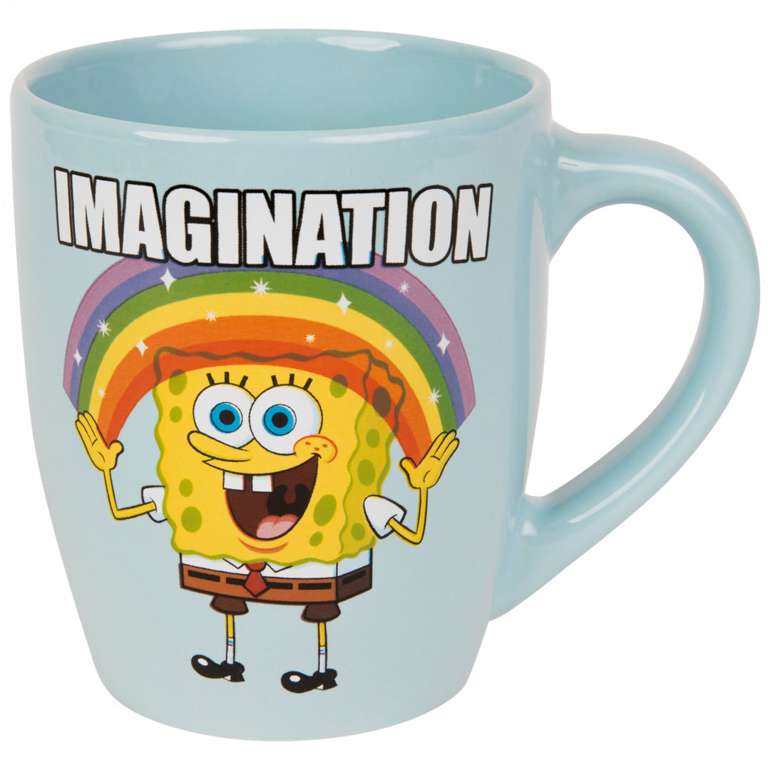 SpongeBob SquarePants Imagination 25oz Jumbo Curved Ceramic Mug Image 1