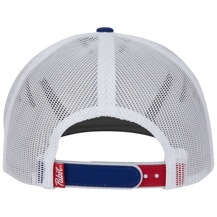 Pabst Blue Ribbon Hybrid Bill Adjustable Trucker Hat Image 4