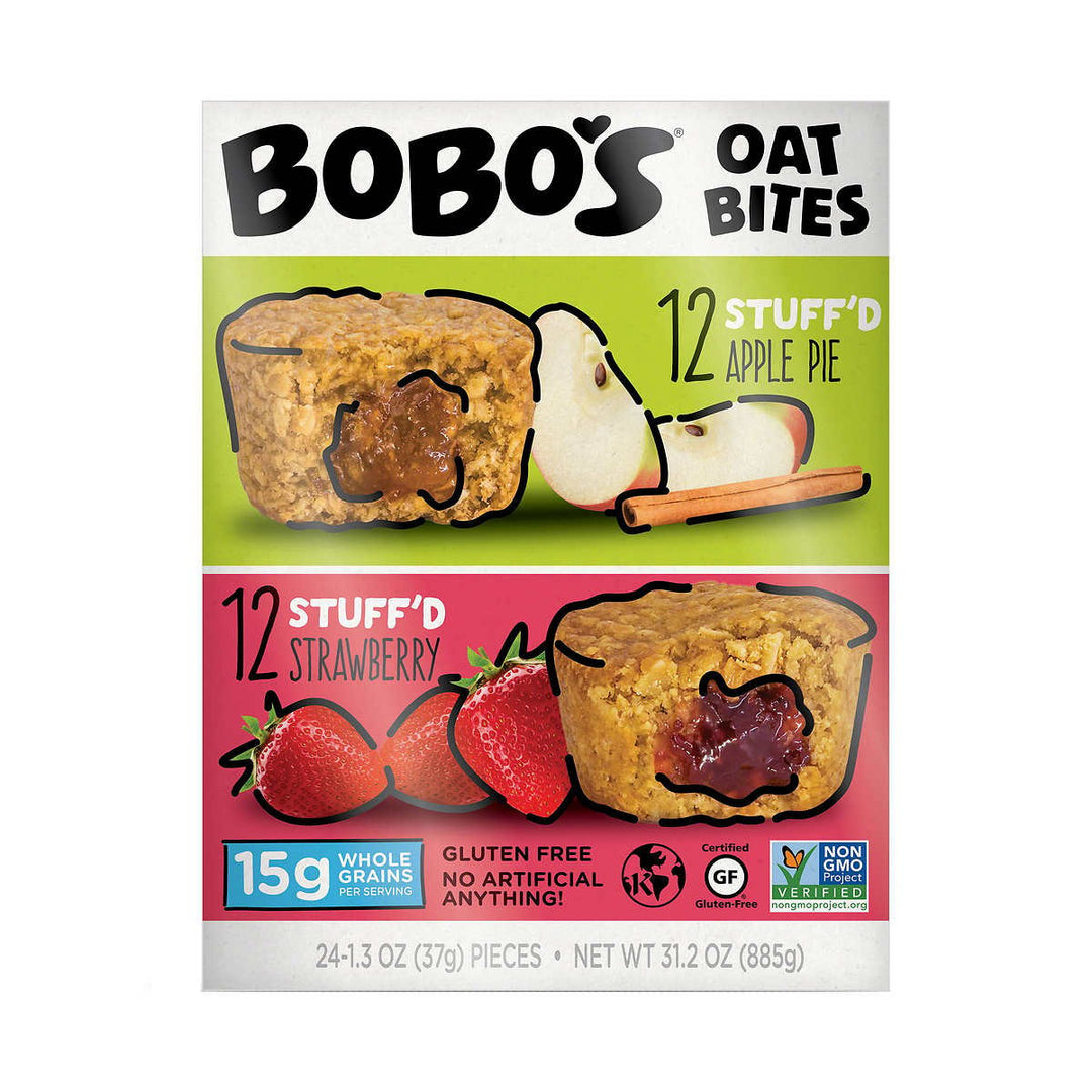 Bobos Oat Bites Variety Pack 1.3 Ounce (Pack of 24) Image 1