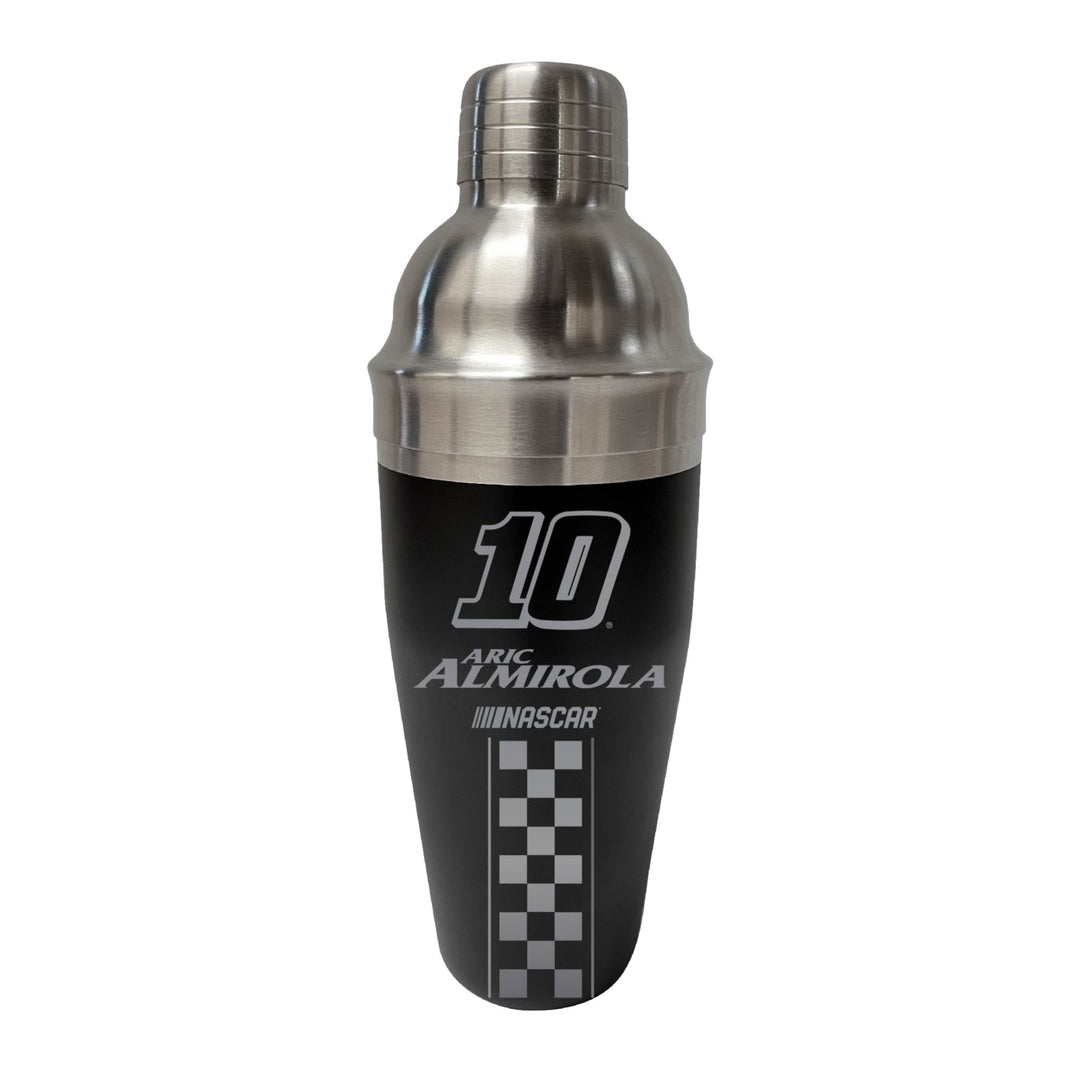 10 Aric Almirola NASCAR Officially Licensed Cocktail Shaker Image 1