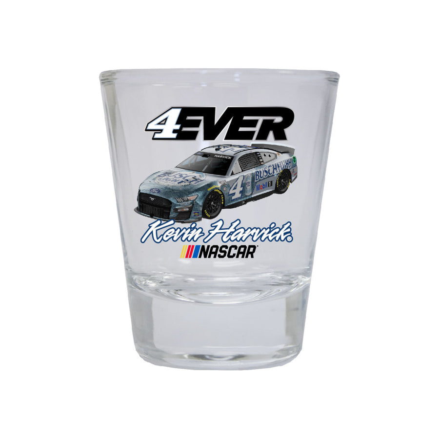 #4 Kevin Harvick NASCAR Officially Licensed Round Shot Glass Image 1