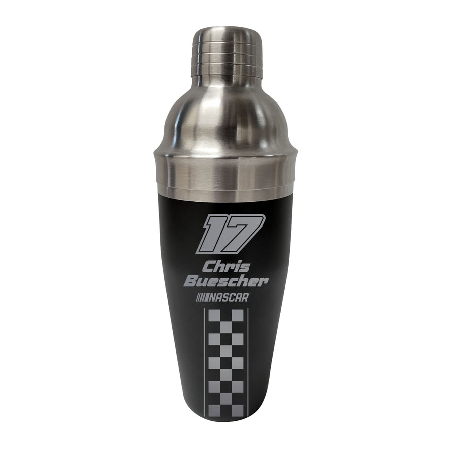 #17 Chris Buescher NASCAR Officially Licensed Cocktail Shaker Image 1