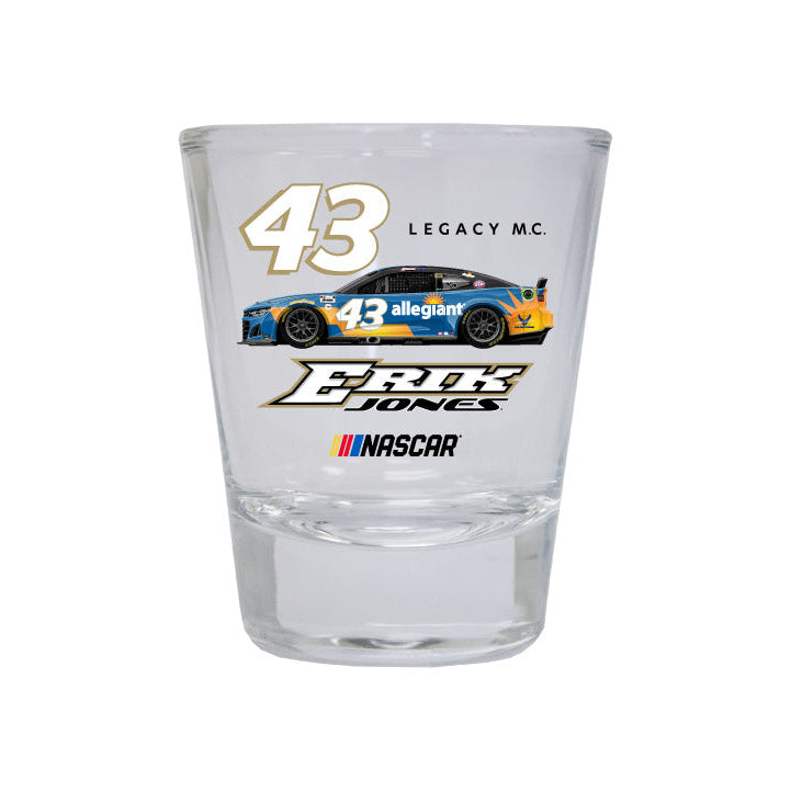 43 Erik Jones NASCAR Officially Licensed Round Shot Glass Image 1