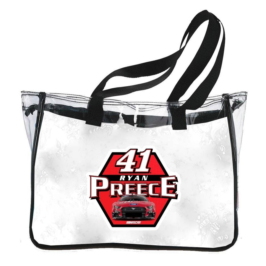 41 Ryan Preece NASCAR Officially Licensed Clear Tote Bag Image 1