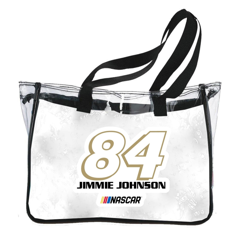 84 Jimmie Johnson NASCAR Officially Licensed Clear Tote Bag Image 1