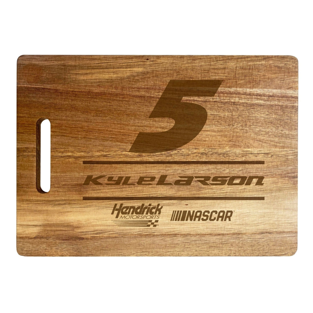 5 Kyle Larson NASCAR Officially Licensed Engraved Wooden Cutting Board Image 1