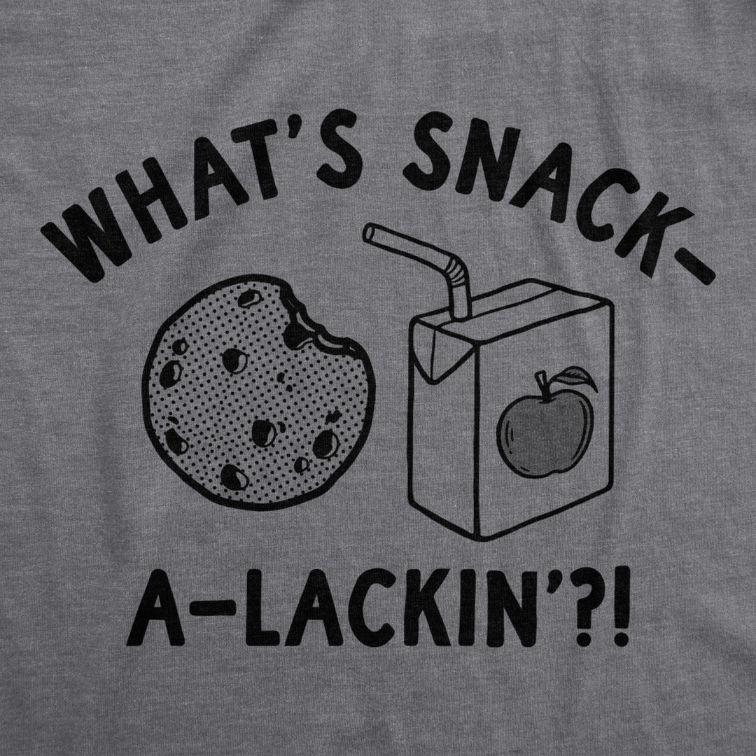 Whats Snack A Lackin Baby Bodysuit Funny Snacktime Jumper For Infants Image 2