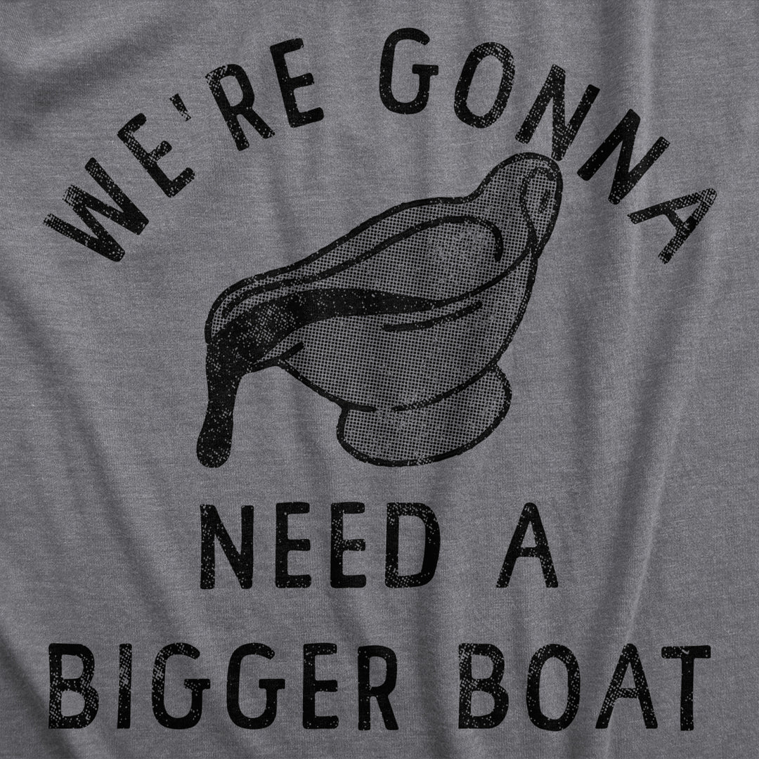 Womens Were Gonna Need A Bigger Boat T Shirt Funny Thanksgiving Dinner Gravy Joke Tee For Ladies Image 2