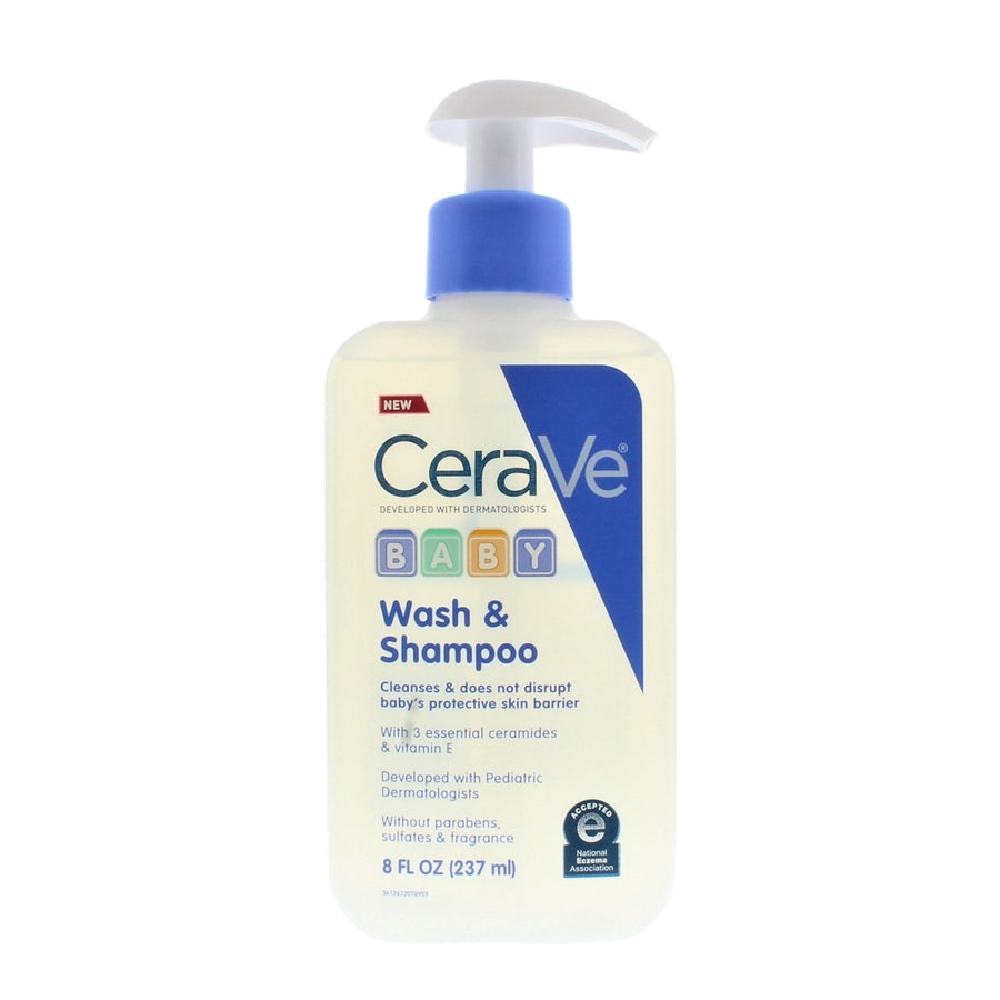 CeraVe Baby Wash & Shampoo 8oz/237ml Image 1