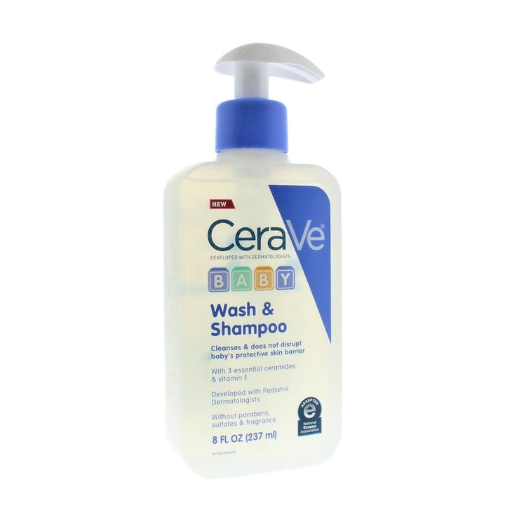 CeraVe Baby Wash and Shampoo 8oz/237ml Image 2