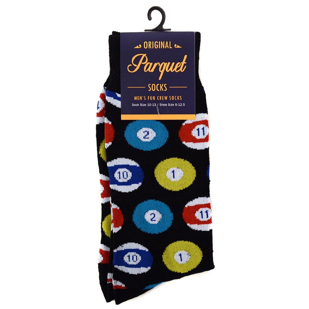 Pool Billiard Socks Personalized Socks Pocket Ball Fun Crazy Cool Socks Image 4