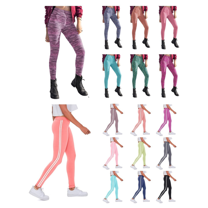 2-Pack: Womens Ultra-Soft Yoga Workout Leggings Image 2