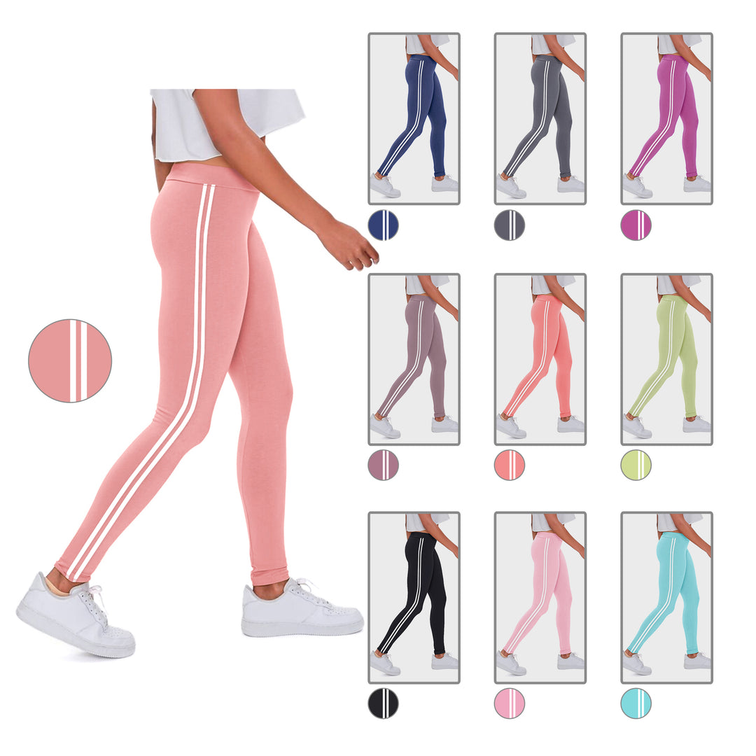 2-Pack: Womens Ultra-Soft Yoga Workout Leggings Image 4