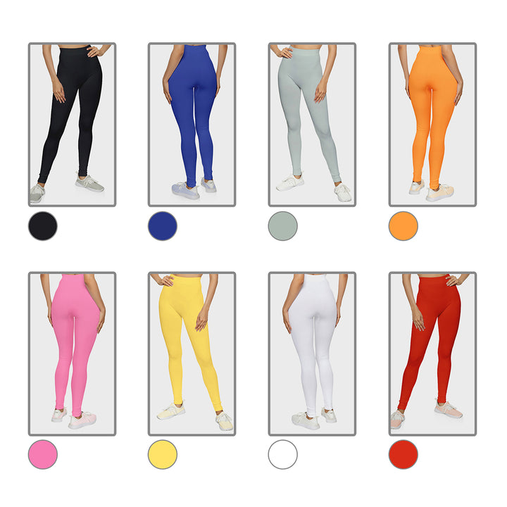 2-Pack: Womens Ultra-Soft Yoga Workout Leggings Image 6