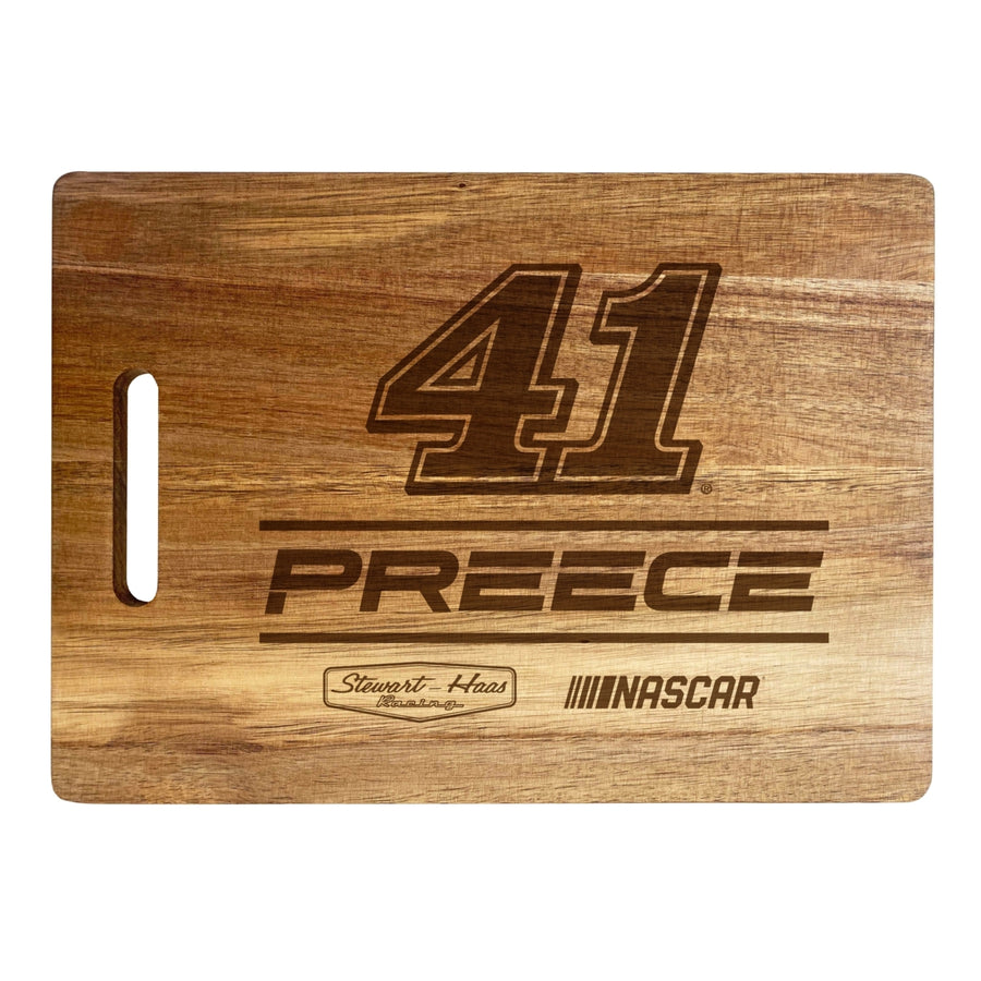 41 Ryan Preece NASCAR Officially Licensed Engraved Wooden Cutting Board Image 1