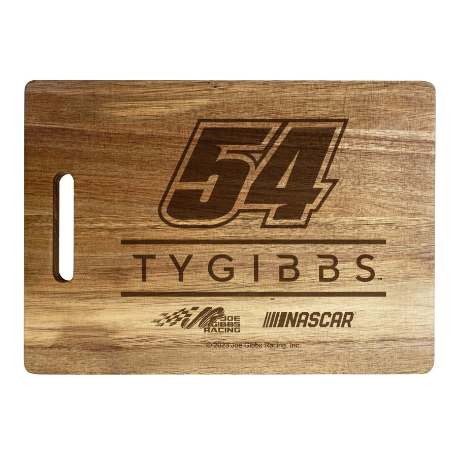 54 Ty Gibbs NASCAR Officially Licensed Engraved Wooden Cutting Board Image 1