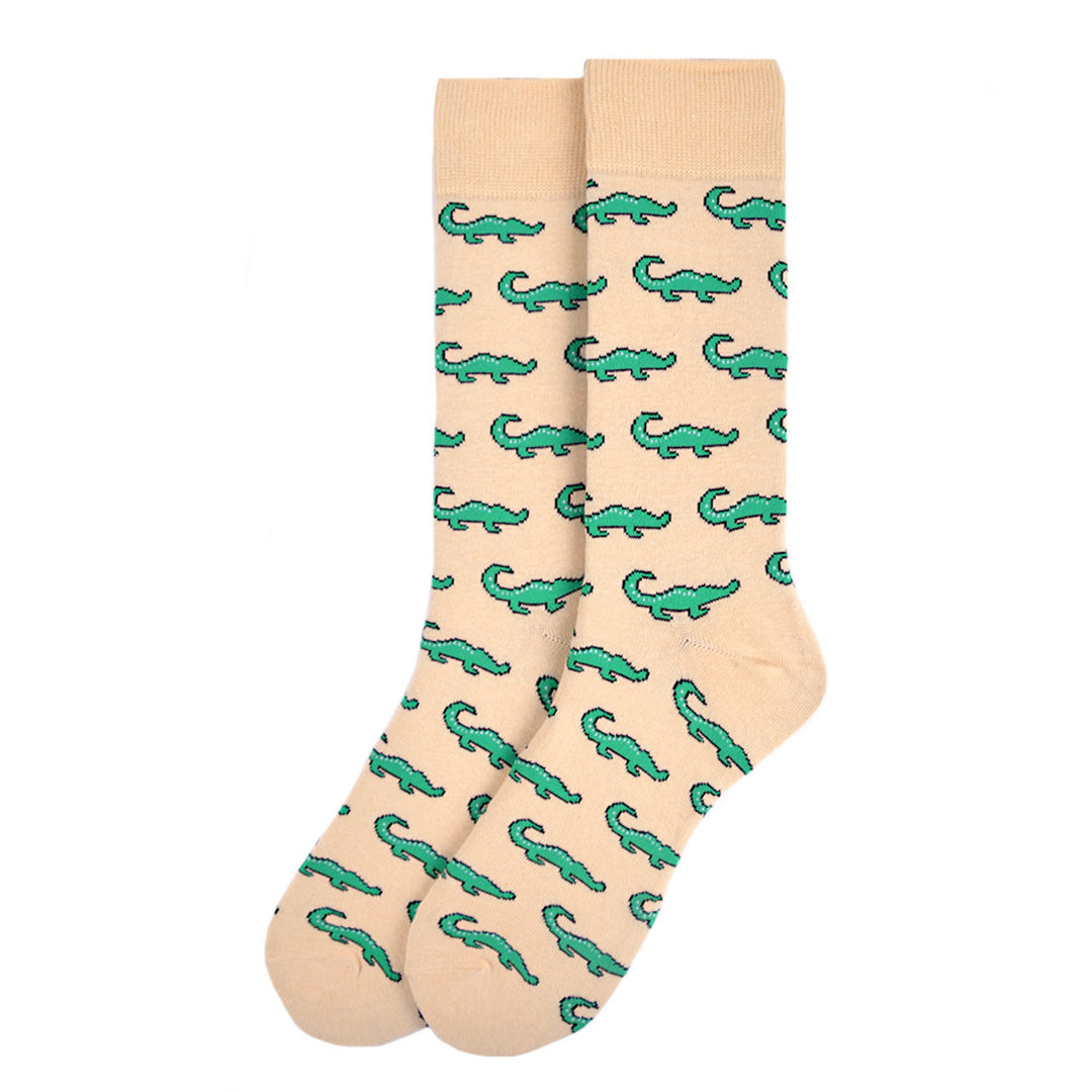 Alligator Socks Novelty Socks Fun Crazy Eating Alligator Socks Crocodile Rock Crazy Socks Image 2