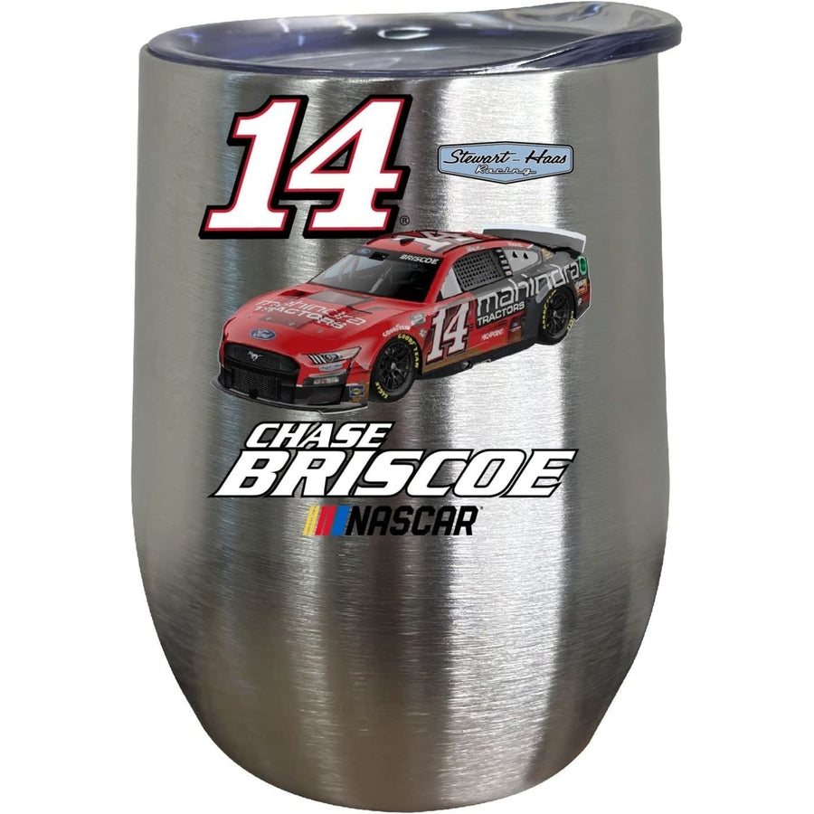 14 Chase Briscoe Officially Licensed 12oz Insulated Wine Stainless Steel Tumbler Image 1