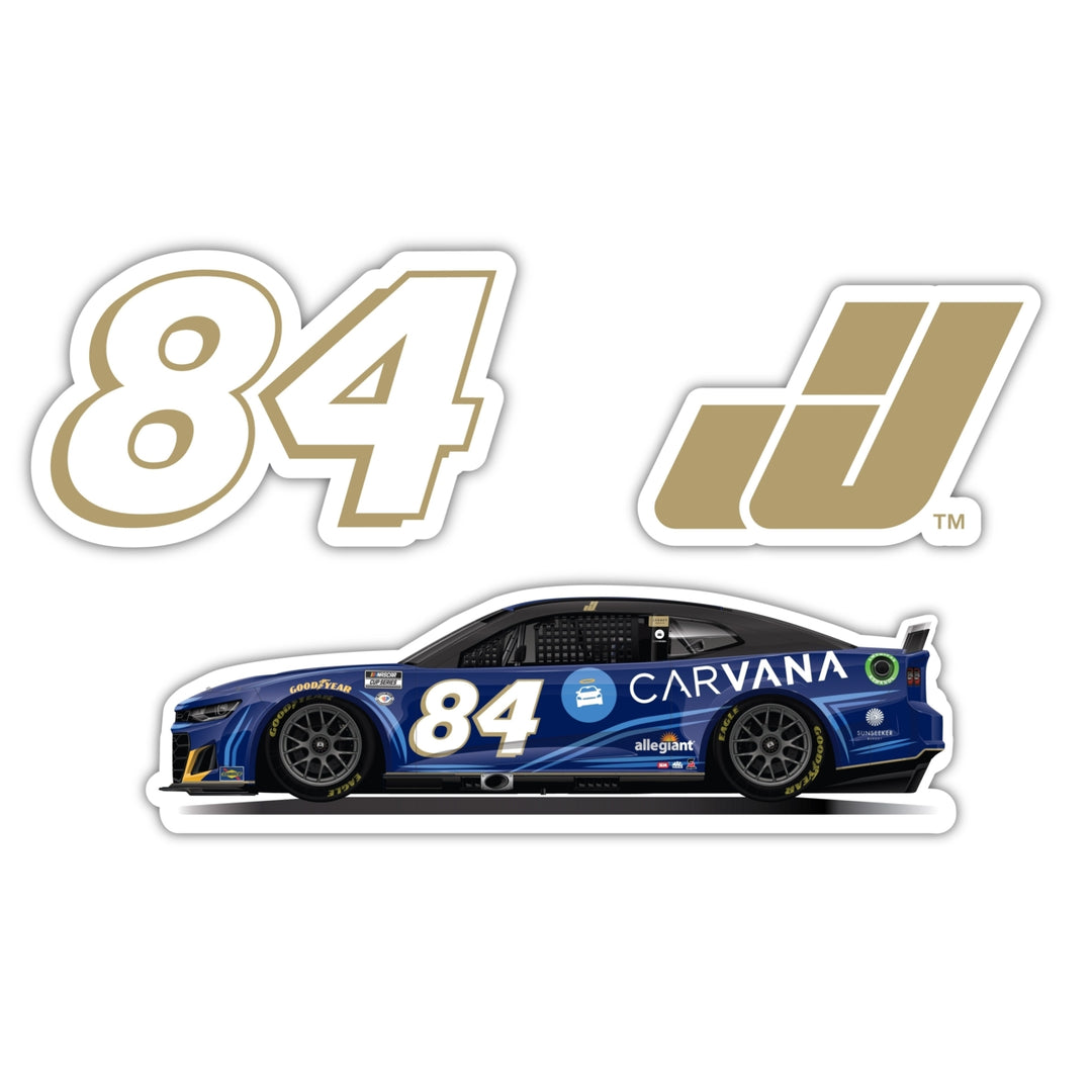84 Jimmie Johnson 3 Pack Laser Cut Decal Image 1